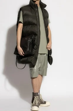 Rick Owens ZIELONY T-shirt Level T`