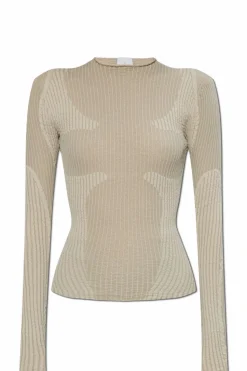 ROA beżowy Top `Wavy Long`