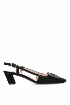 Roger Vivier CZARNY Skórzane buty `Belle`
