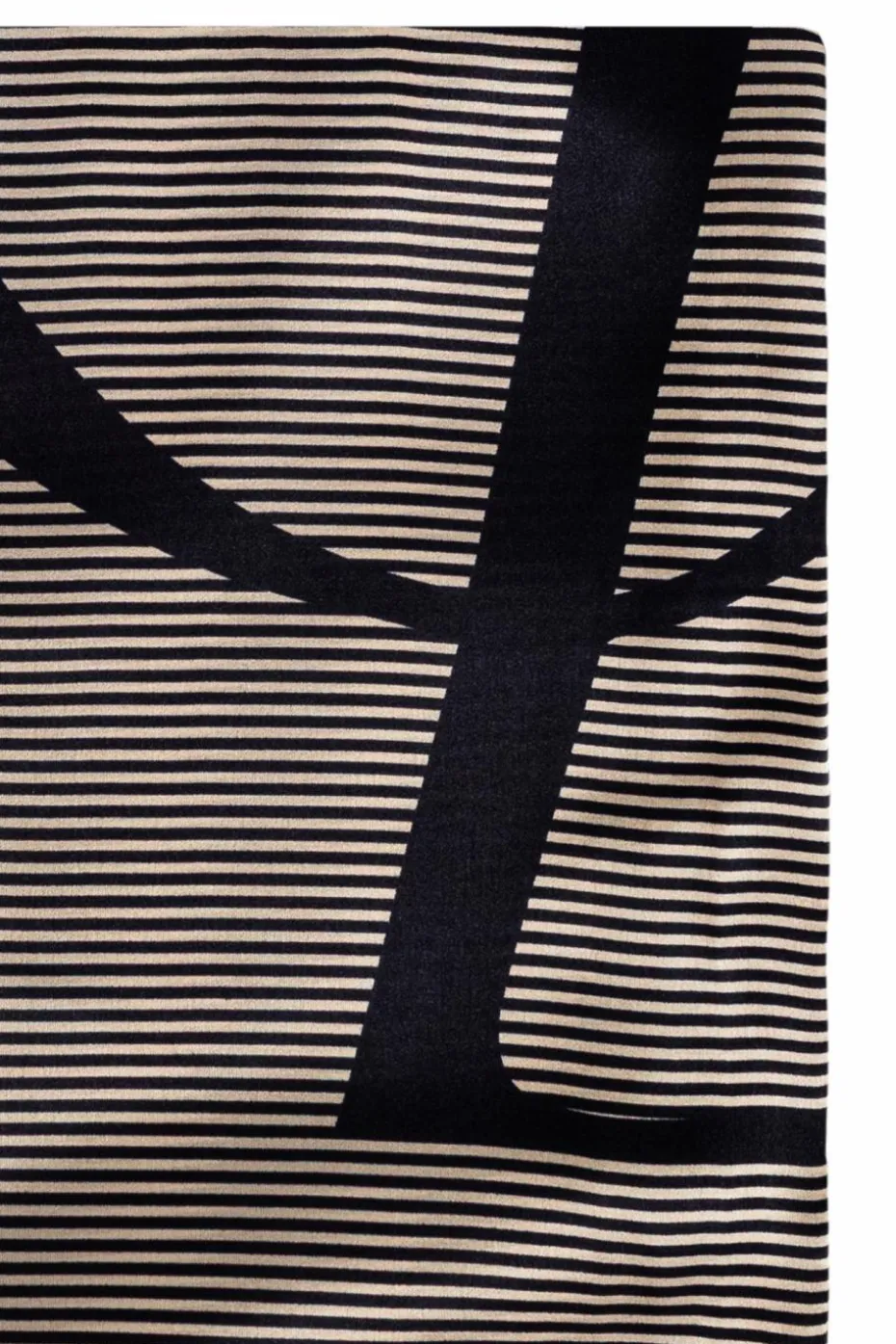 Saint Laurent beżowy Jedwabny szal