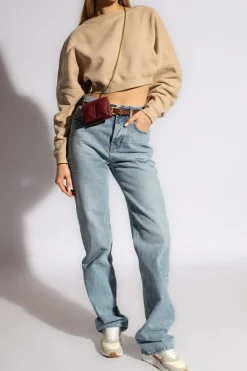 Saint Laurent beżowy Krótka bluza