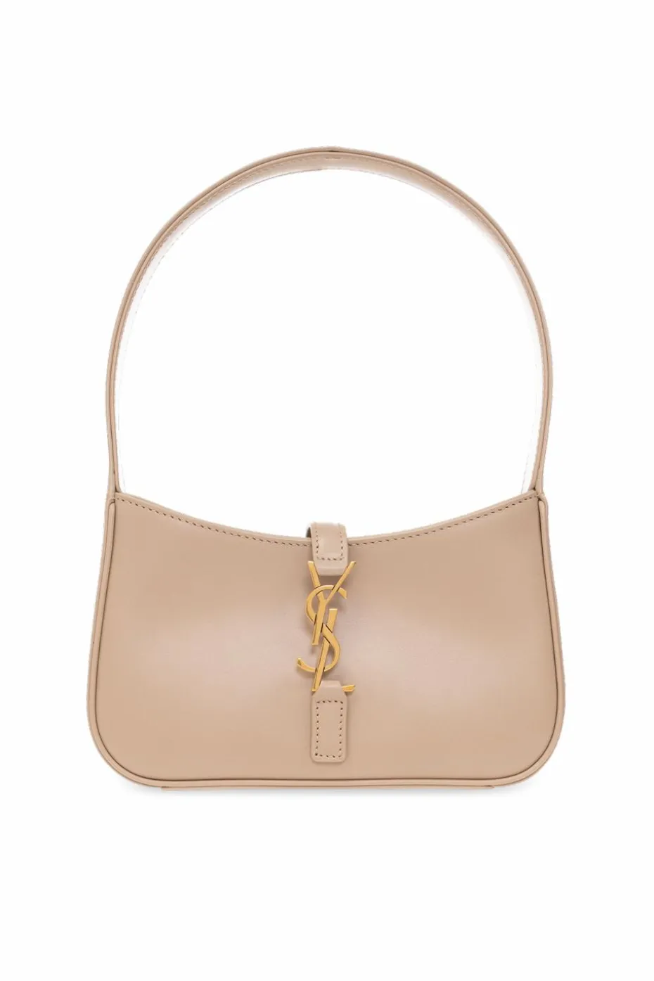 Saint Laurent beżowy Torba do ręki ‘Le 5 A 7 Mini’ typu ‘hobo’