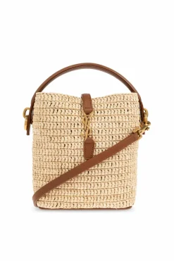 Saint Laurent beżowy Torba na ramię `Le 37 Mini`