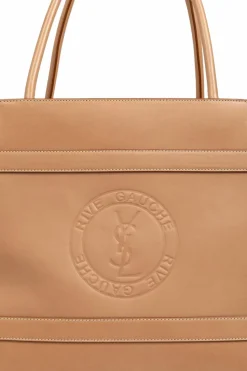 Saint Laurent beżowy Torba `Rive Gauche` typu `shopper`
