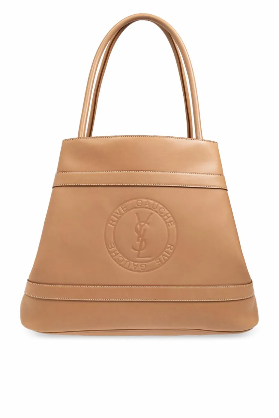 Saint Laurent beżowy Torba `Rive Gauche` typu `shopper`