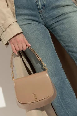 Saint Laurent beżowy Torba na ramię `Voltaire`