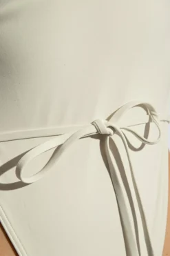 Saint Laurent BIAŁY Jednoczęściowy kostium kąpielowy