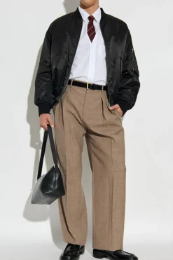 Saint Laurent BIAŁY Koszula z logo