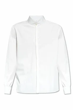 Saint Laurent BIAŁY Koszula ze stójką
