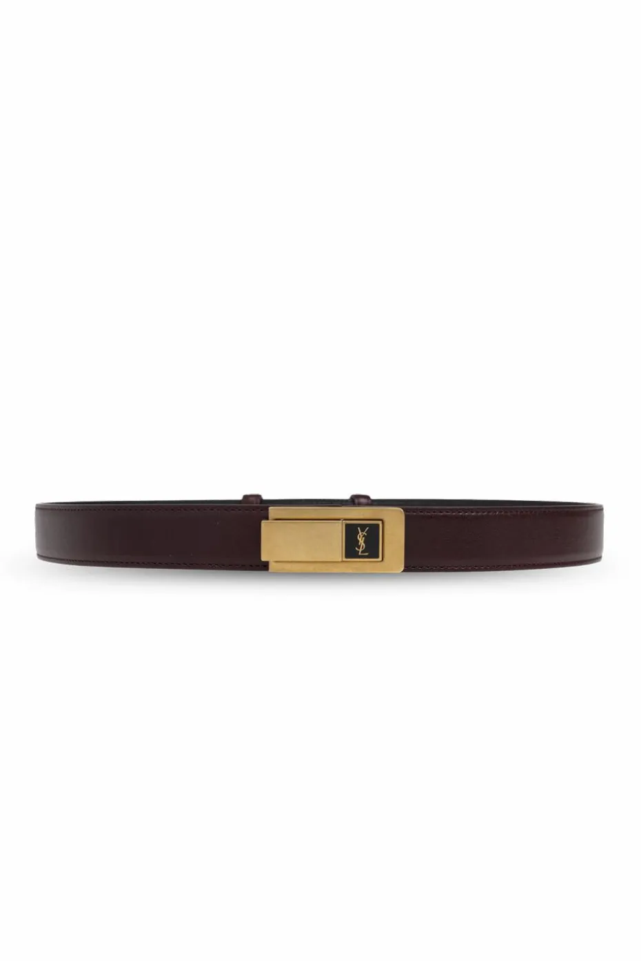 Saint Laurent BORDO Skórzany pasek