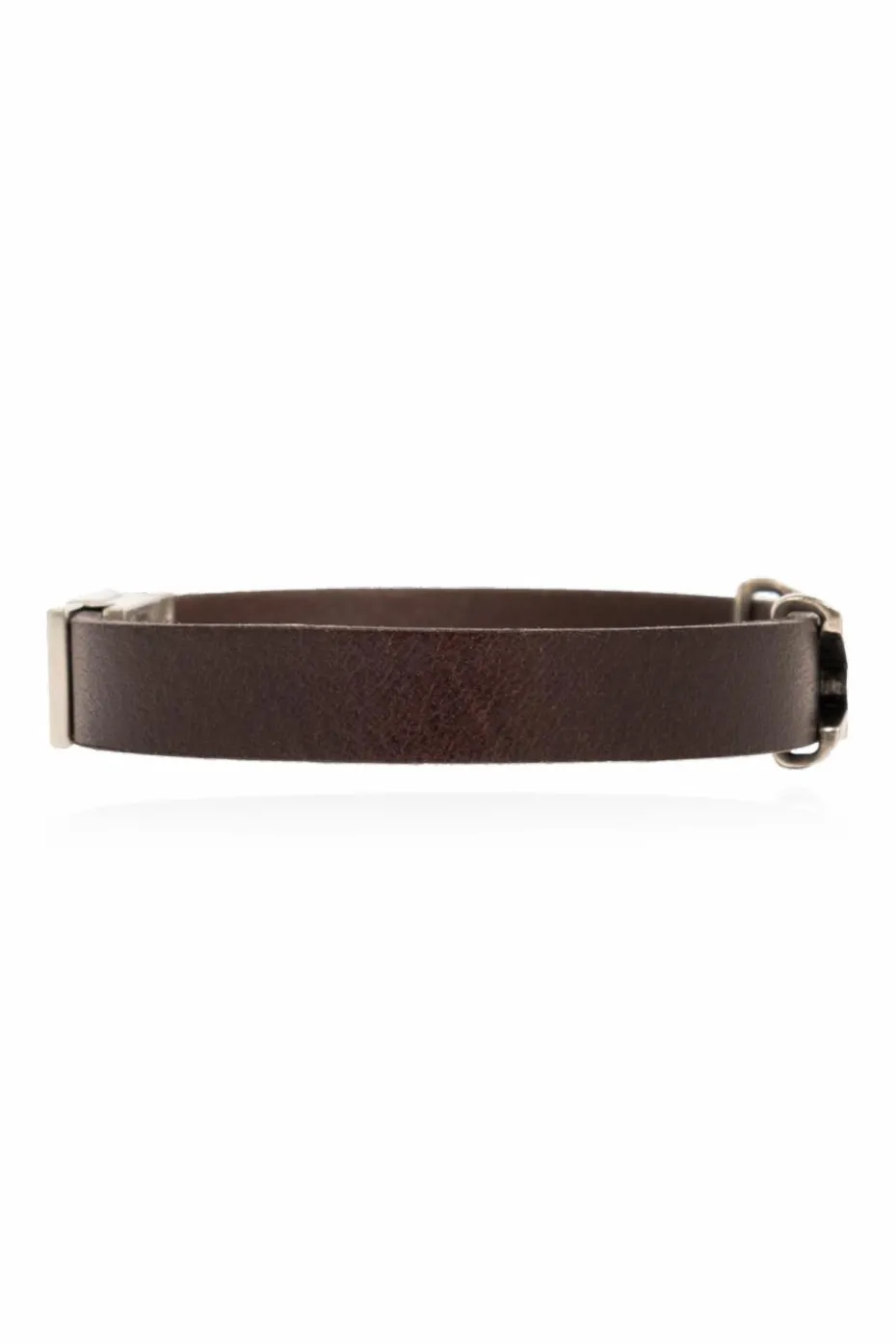 Saint Laurent BRĄZOWY Bransoleta z logo