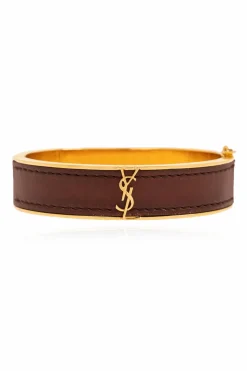 Saint Laurent BRĄZOWY Bransoleta ‘Cassandre’