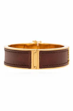 Saint Laurent BRĄZOWY Bransoleta ‘Cassandre’