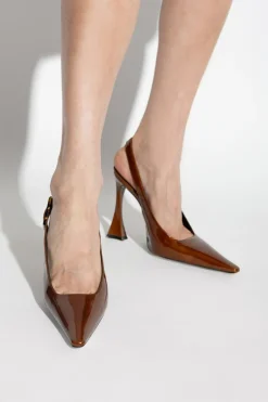 Saint Laurent BRĄZOWY Buty na obcasie `Dune`