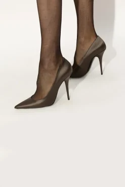 Saint Laurent BRĄZOWY Buty na obcasie ‘Instinct’