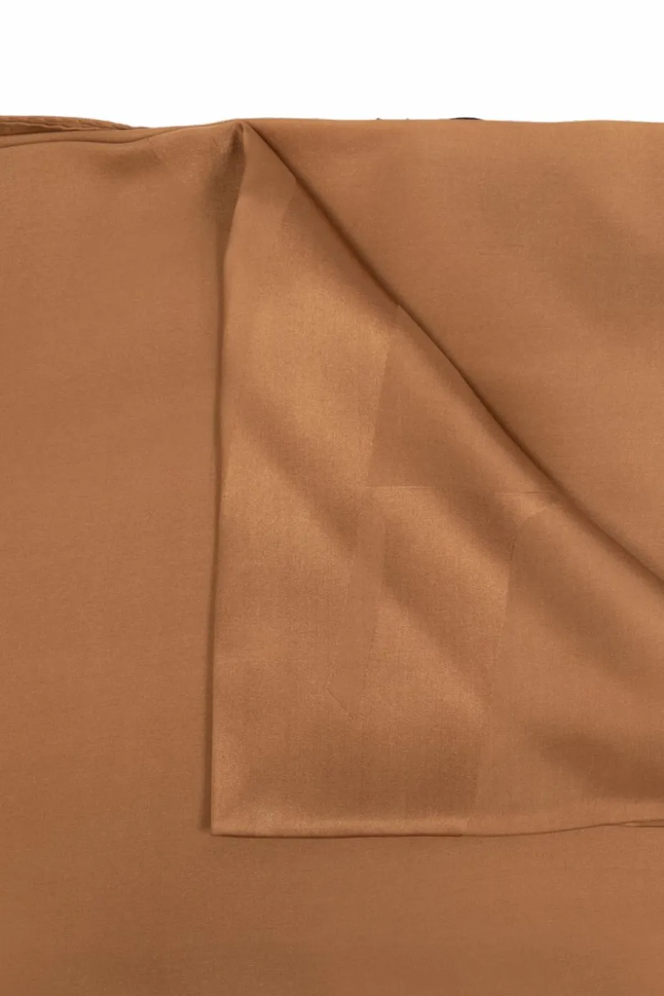Saint Laurent BRĄZOWY Jedwabna chusta