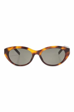 Saint Laurent BRĄZOWY Okulary przeciwsłoneczne `SL M148`
