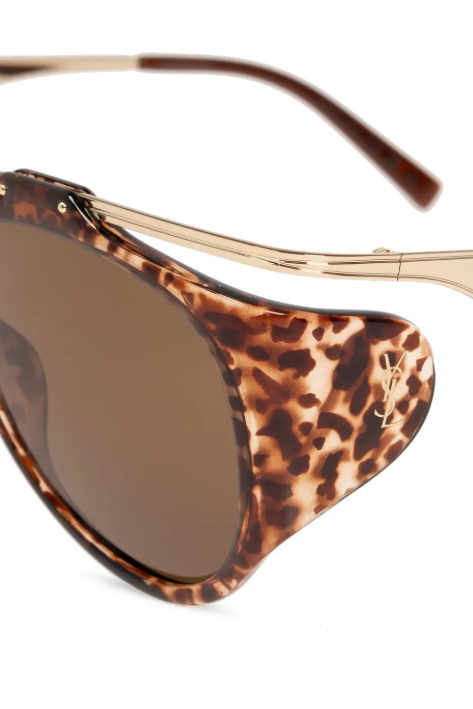 Saint Laurent BRĄZOWY Okulary przeciwsłoneczne ‘SL M137 Amelia’