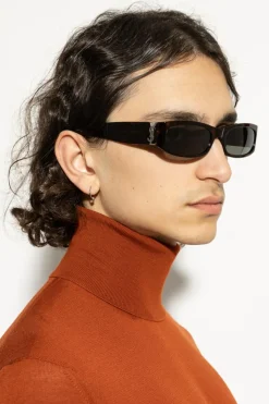 Saint Laurent BRĄZOWY Okulary przeciwsłoneczne `SL M152`