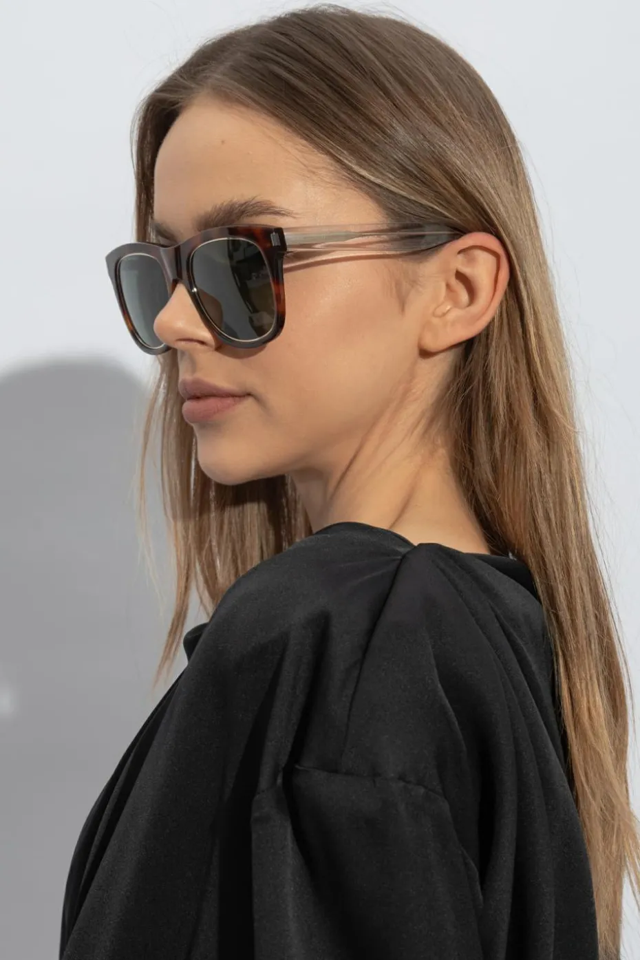 Saint Laurent BRĄZOWY Okulary przeciwsłoneczne ‘SL 51’
