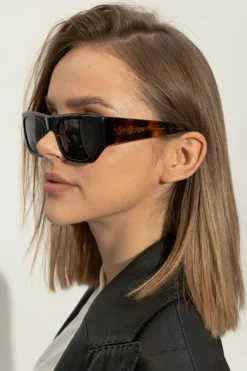 Saint Laurent BRĄZOWY Okulary przeciwsłoneczne `SL 740`
