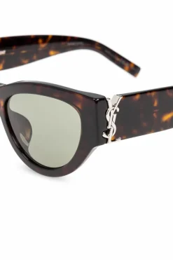 Saint Laurent BRĄZOWY Okulary przeciwsłoneczne `SL M94/F`