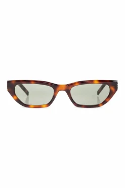 Saint Laurent BRĄZOWY Okulary przeciwsłoneczne `SL M126`