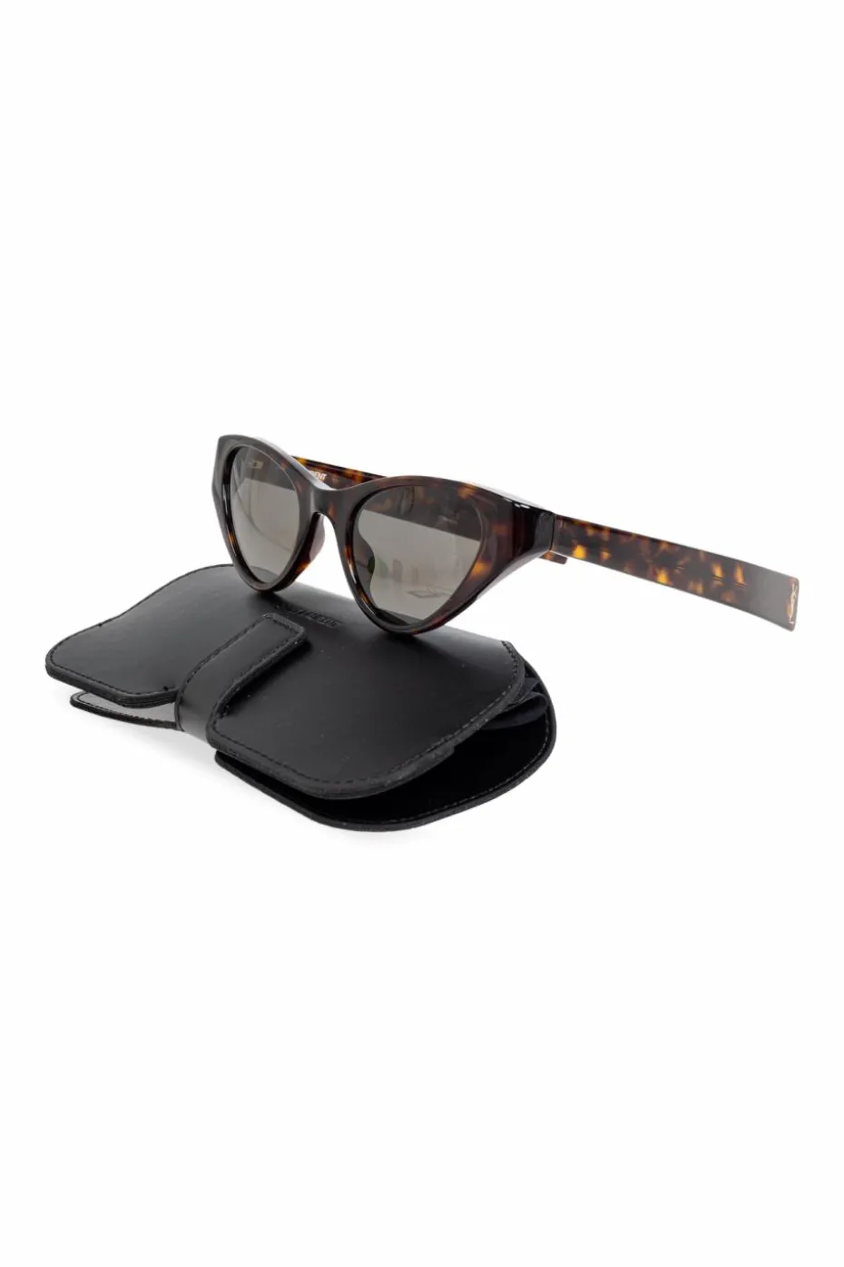 Saint Laurent BRĄZOWY Okulary przeciwsłoneczne `SL M144`
