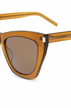 Saint Laurent BRĄZOWY Okulary przeciwsłoneczne `SL 214 Kate`