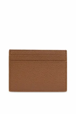 Saint Laurent BRĄZOWY Skórzane etui na karty
