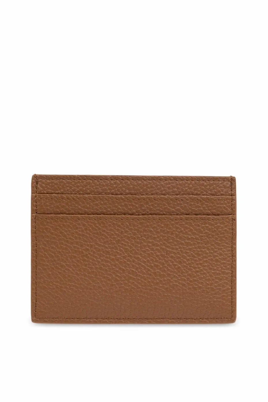 Saint Laurent BRĄZOWY Skórzane etui na karty