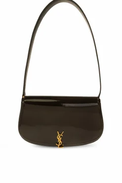 Saint Laurent BRĄZOWY Torba na ramię `Voltaire Mini`