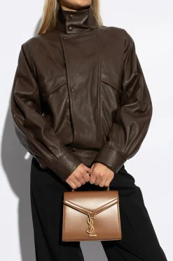 Saint Laurent BRĄZOWY Torba do ręki `Cassandra`