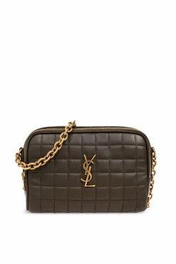 Saint Laurent BRĄZOWY Torba na ramię ‘ Mini Cassandre`