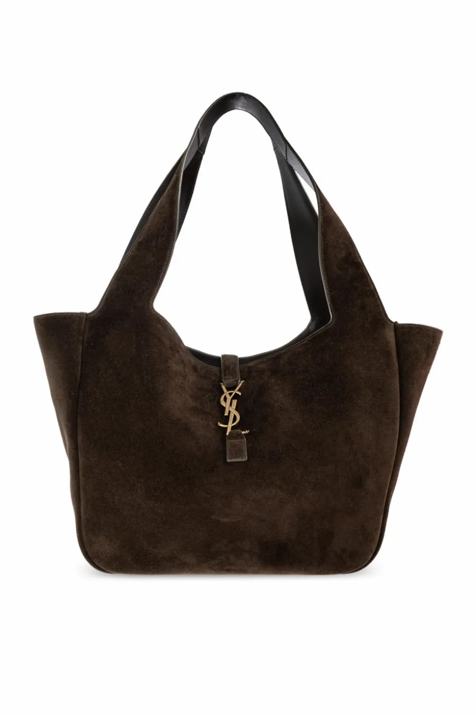 Saint Laurent BRĄZOWY Torba `LE 5 a 7 BEA` typu `shopper`
