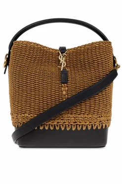 Saint Laurent BRĄZOWY Torba do ręki `LE 37`