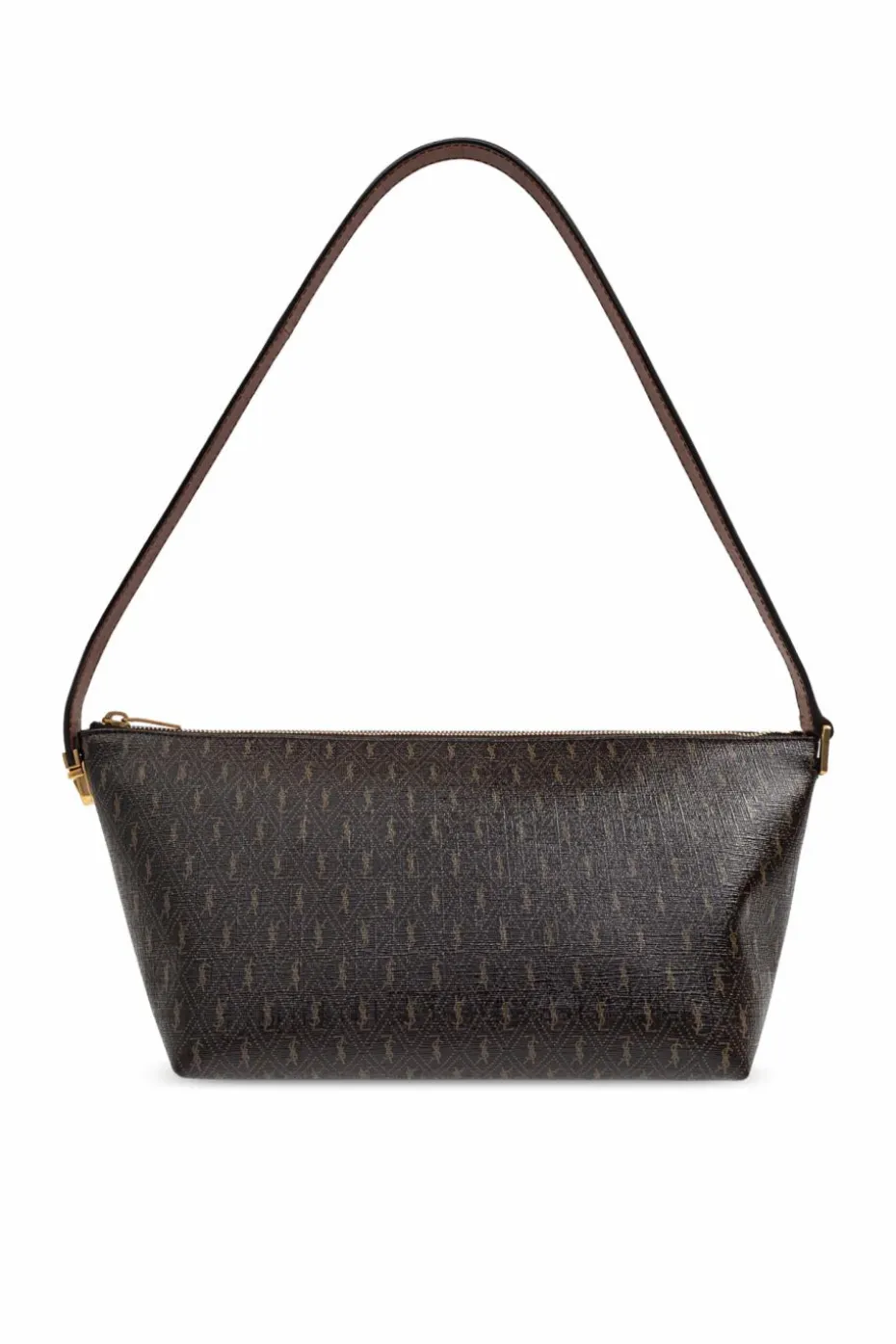 Saint Laurent BRĄZOWY Torba na ramię ‘Le Monogramme’