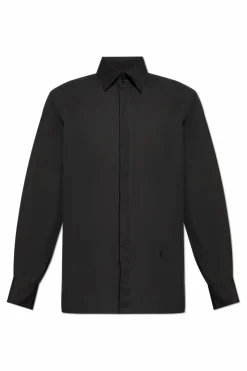 Saint Laurent CZARNY Bawełniana koszula