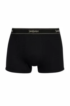 Saint Laurent CZARNY Bawełniane bokserki