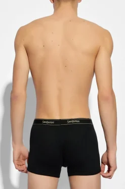 Saint Laurent CZARNY Bawełniane bokserki