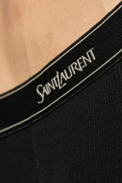 Saint Laurent CZARNY Bawełniane bokserki