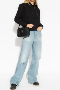 Saint Laurent CZARNY Bluza z logo