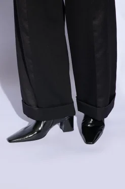 Saint Laurent CZARNY Botki za kostkę