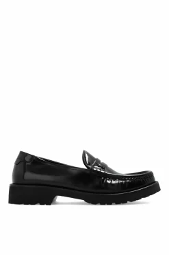 Saint Laurent CZARNY Buty typu 'loafers'