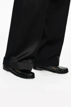 Saint Laurent CZARNY Buty typu 'loafers'