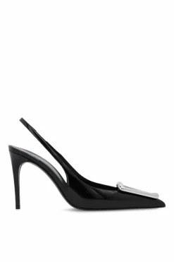 Saint Laurent CZARNY Buty na obcasie ‘Avenue’