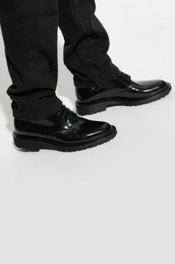 Saint Laurent CZARNY Buty ‘Army’ typu ‘combat’