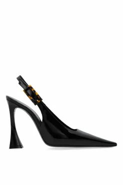 Saint Laurent CZARNY Buty na obcasie `Dune`