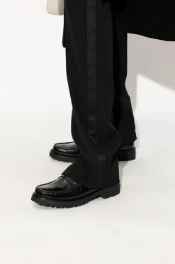 Saint Laurent CZARNY Buty ‘Penny’ typu ‘loafers’