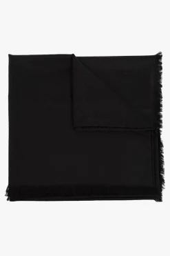 Saint Laurent CZARNY Chusta z monogramem
